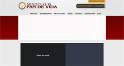 Desktop Screenshot of ministeriospandevida.com